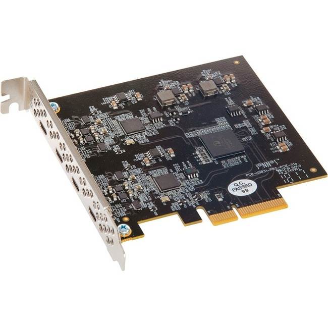 Allegro USB-C 4-port PCIe Card Thunderbolt compatible