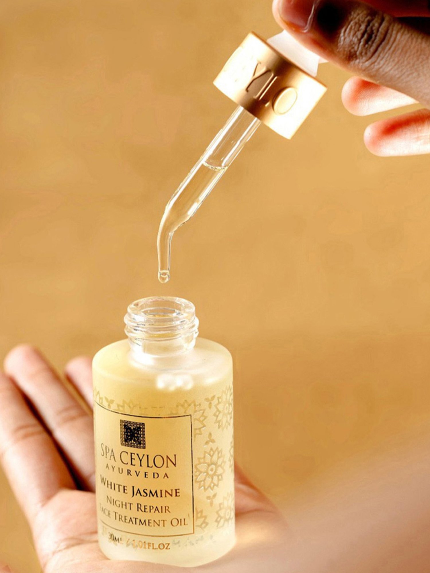 Spa Ceylon White Jasmine Night Repair Face Treatment Oil - 30 ml