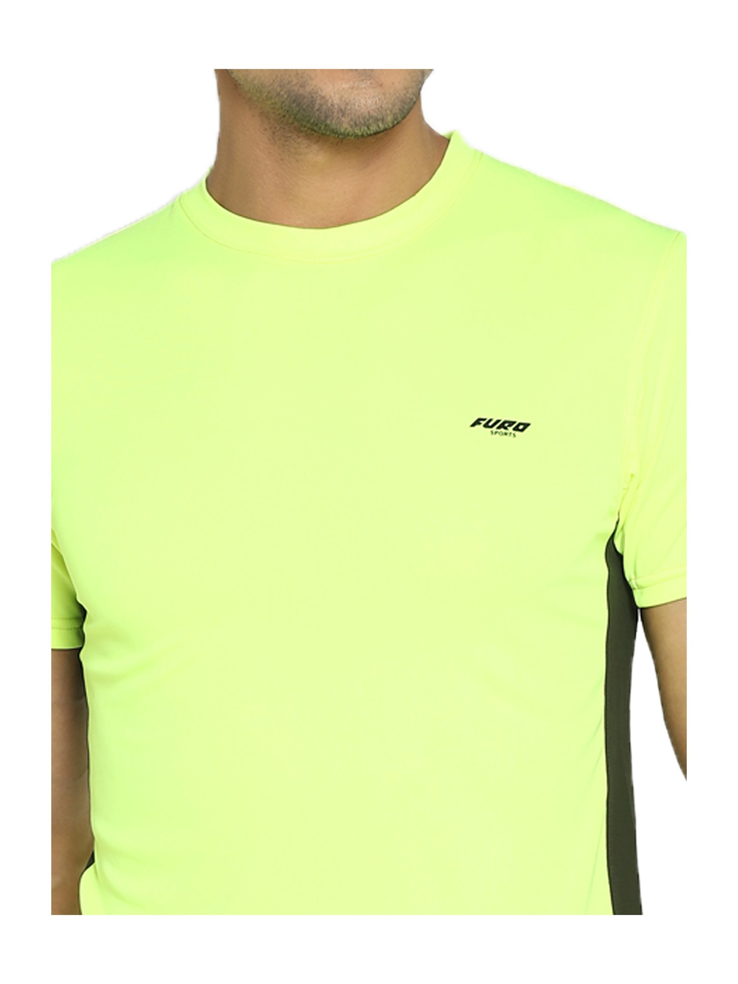 Furo by Red Chief Yellow Round Neck T-Shirt