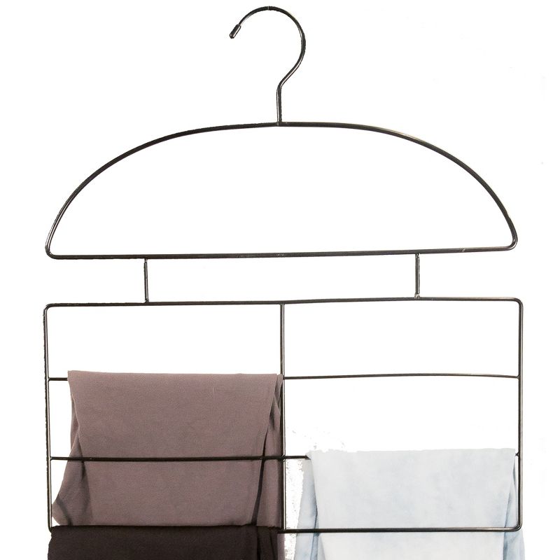 StorageWorks 2+2 Shelves Hanging Closet Organizer Gray