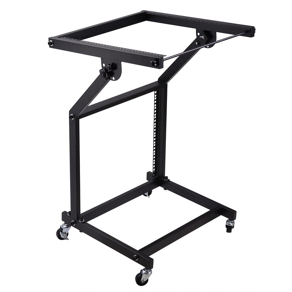 9U DJ Mixer Stand Rack Mount Stage Cart Music Equipment Studio Party Show