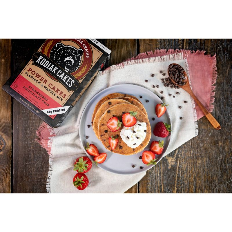 Kodiak Cakes Power Cakes Strawberry Dark Chocolate Pancake Mix - 18oz