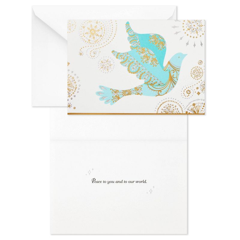 10ct Hallmark Unicef Dove with Swirls Boxed Cards