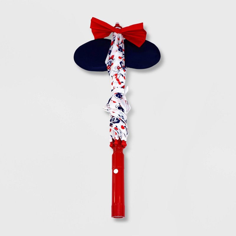 Girls' Disney Minnie Mouse Stick Umbrella - Red - Disney Store