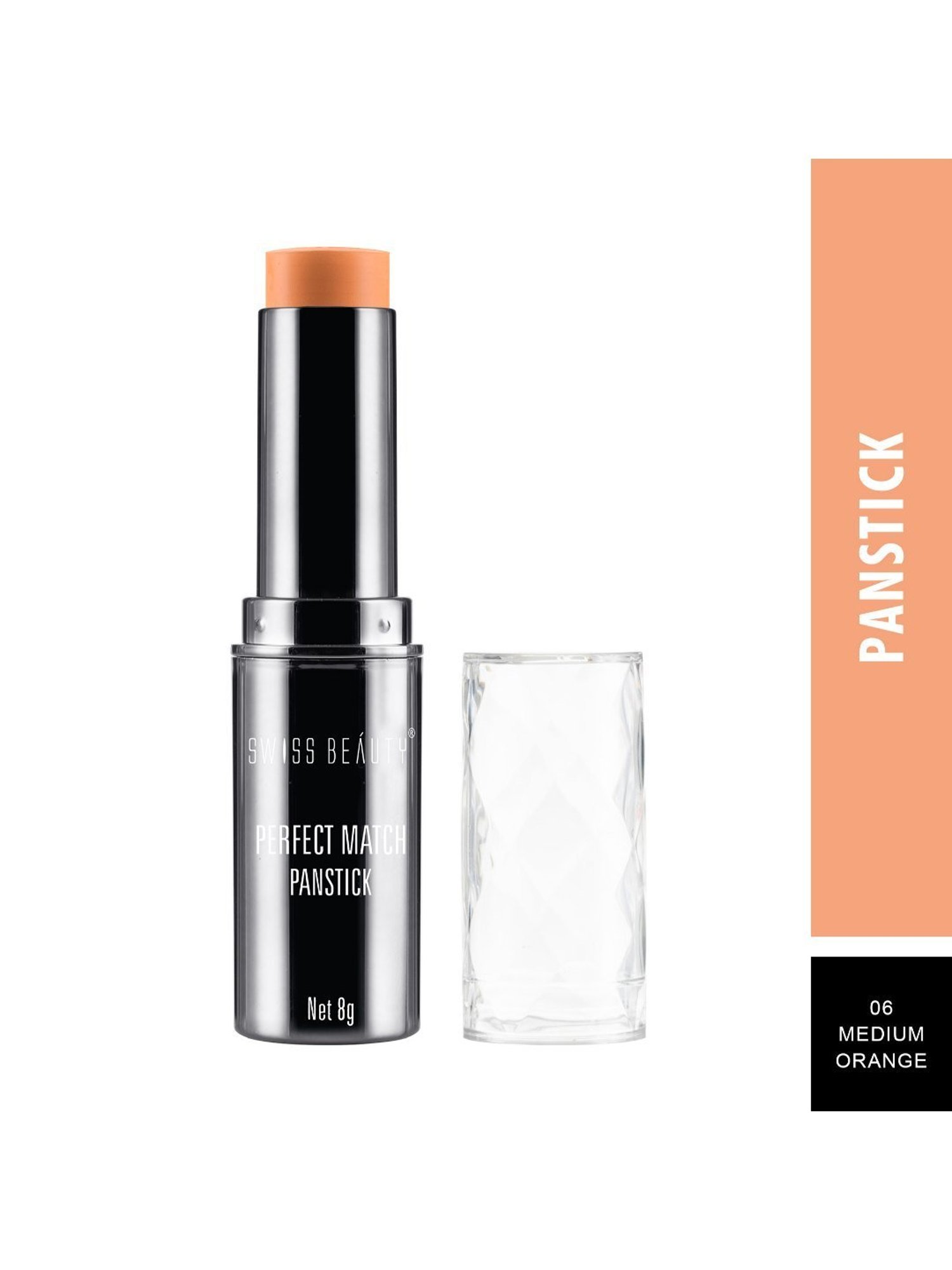 SWISS BEAUTY Perfect Match Panstick Concealer Orange - 8 gm