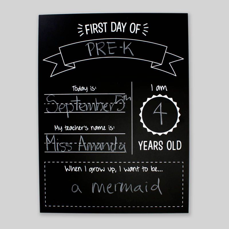 2ct First Day of School Chalkboards - Bullseye's Playground™