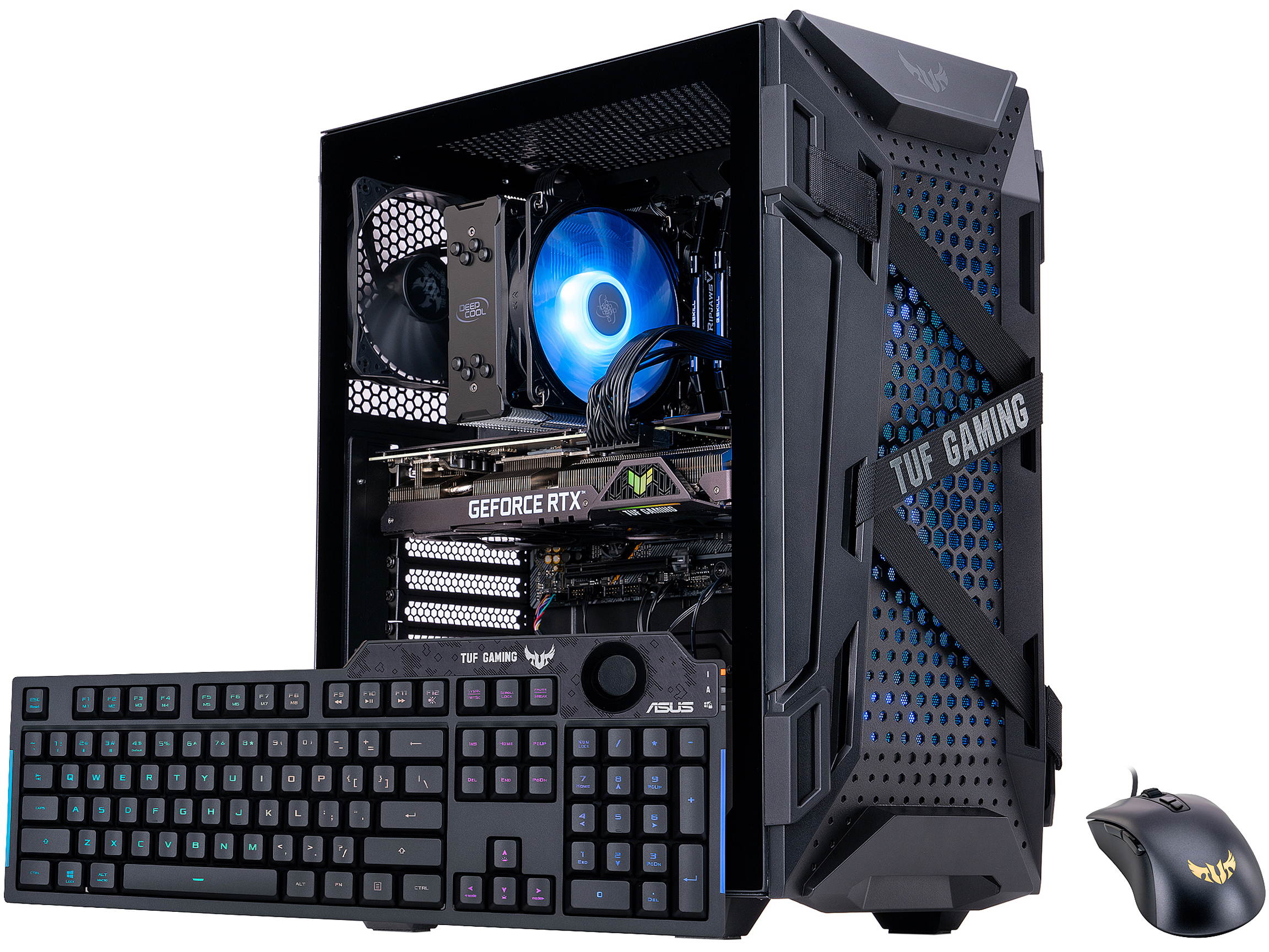 ABS Gladiator Gaming PC - Intel i7 10700F - ASUS Dual GeForce RTX 3070 8GB - G.Skill Ripjaw V 16GB DDR4 3200MHz - 1TB Intel M.2 NVMe SSD