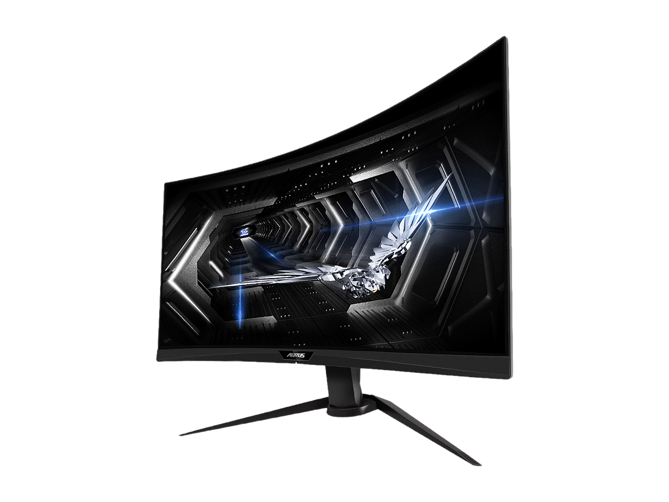 AORUS CV27Q 27" Frameless Height Adjustable Curved 1500R Gaming Monitor, Quad HD 1440p, 90% DCI-P3 Color Accurate VA Panel, 1ms 165 Hz, HDR, FreeSync Premium Pro, VESA, Zero Bright Dot Policy