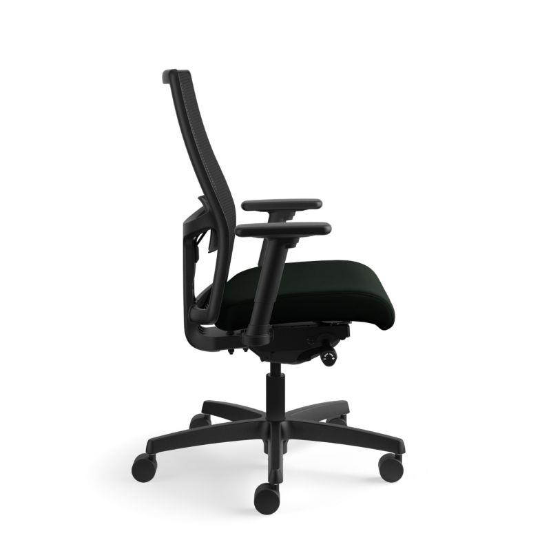 HON Ignition 2.0 Mid-Back Task Chair Mesh Back Black Fabric 12M2AMLU10TK