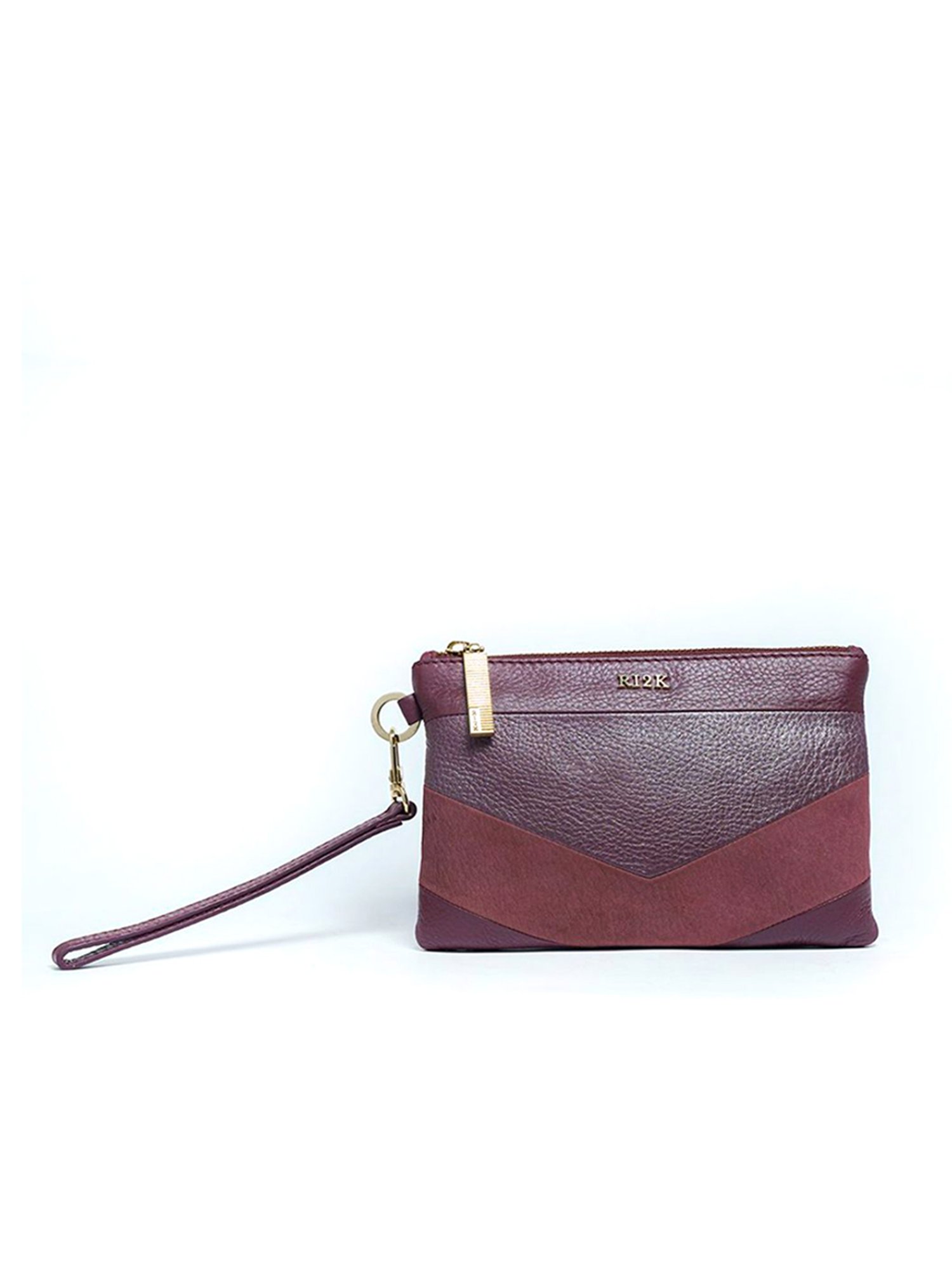 RI2K London Wine Leather Small Pouch