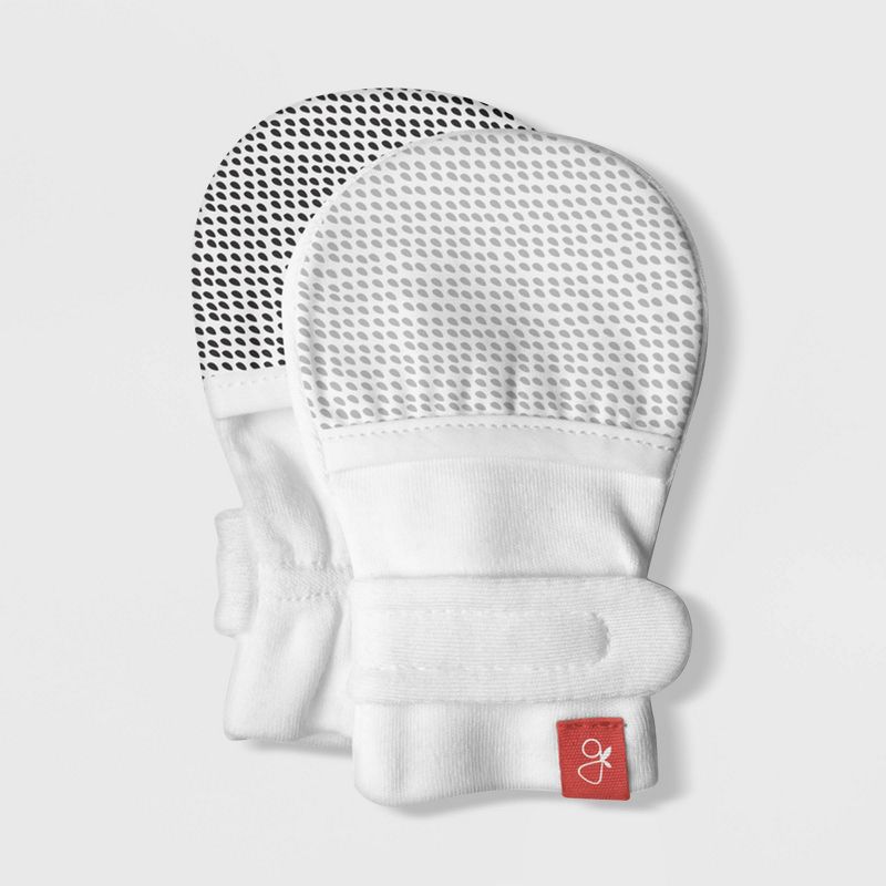 Goumi Baby Drops Mittens - Gray 0-3M