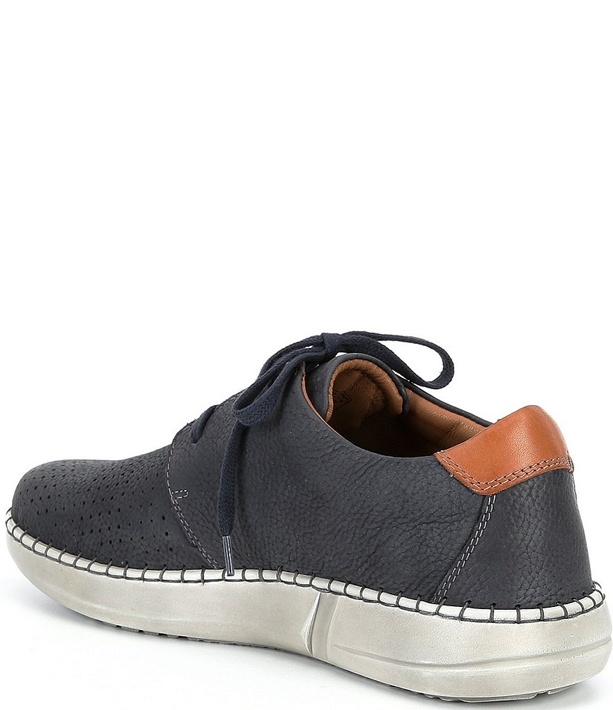 Josef Seibel Men's Louis 06 Perforated Leather Lace-Up Oxfords