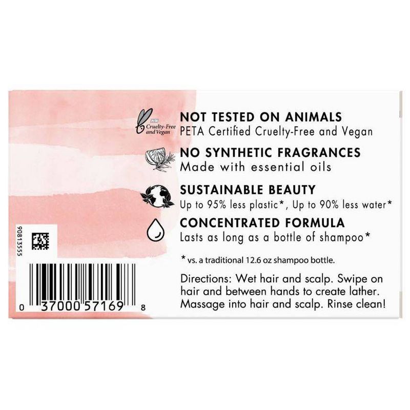 Spring & Vine Grapefruit & Rosemary Volumizing Shampoo Bar - 3.5oz