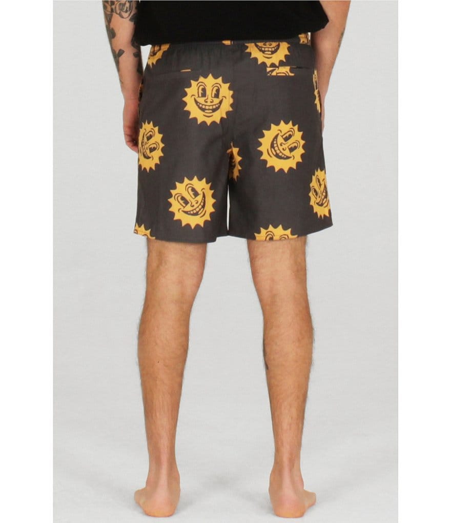 Lira Clothing 18#double; Outseam Cass Elastic Waist Swim Trunks