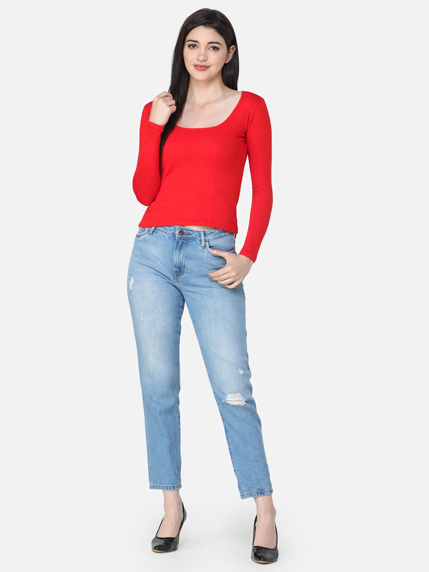 Scorpius Red Regular Fit Top