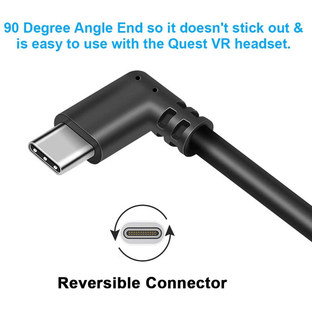 USB C Cable 10FT / 3M,  Oculus Quest Link Cable, High Speed Data Transfer & Fast Charging Cable Compatible for Quest 2 and Oculus Quest and Gaming PC