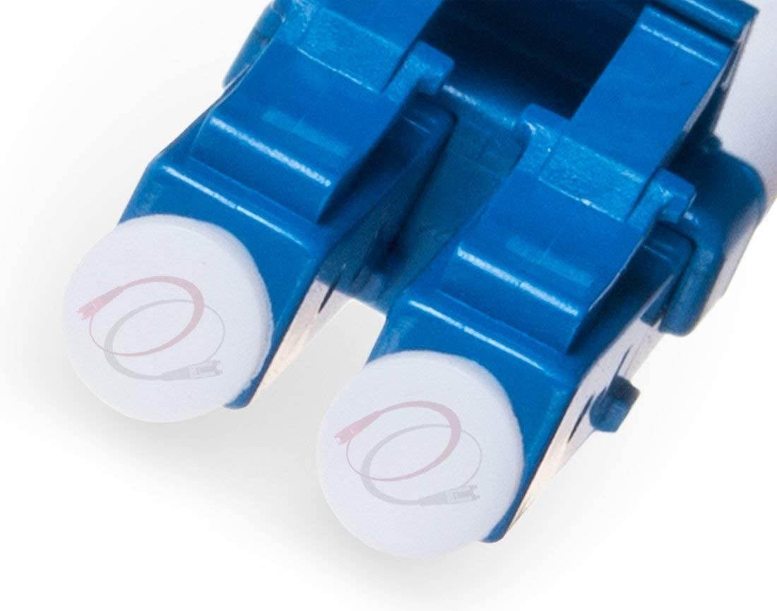 FiberCablesDirect - 7M OS2 LC LC Fiber Patch Cable | Indoor/Outdoor Duplex 9/125 LC to LC Singlemode Jumper 7 Meter (22.96ft) | Length Options: 0.5M-300M | smf lc-lc dx Single-Mode in/Outdoor Black