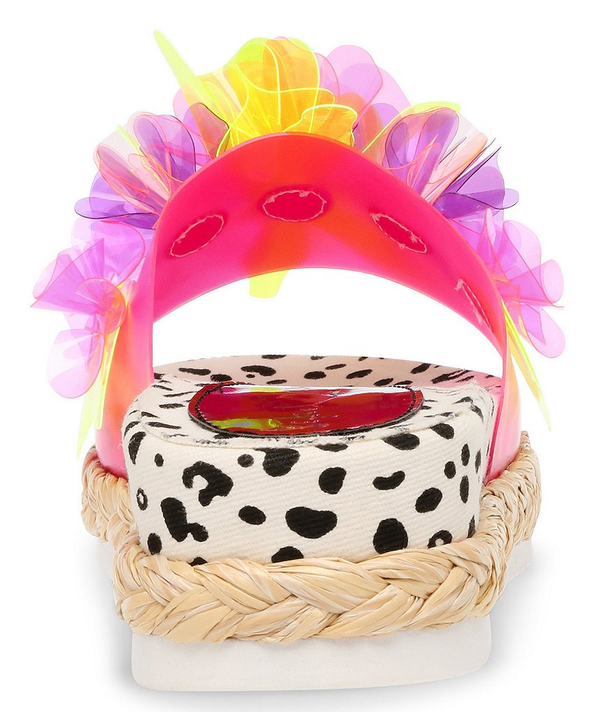 Betsey Johnson Marge Printed Flatform Espadrilles