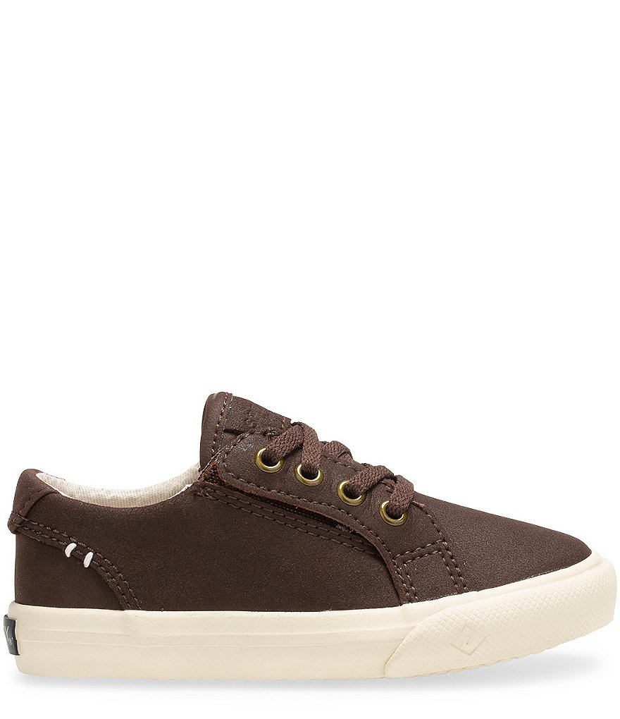 Sperry Boys' Striper II Junior Leather Sneakers (Infant)