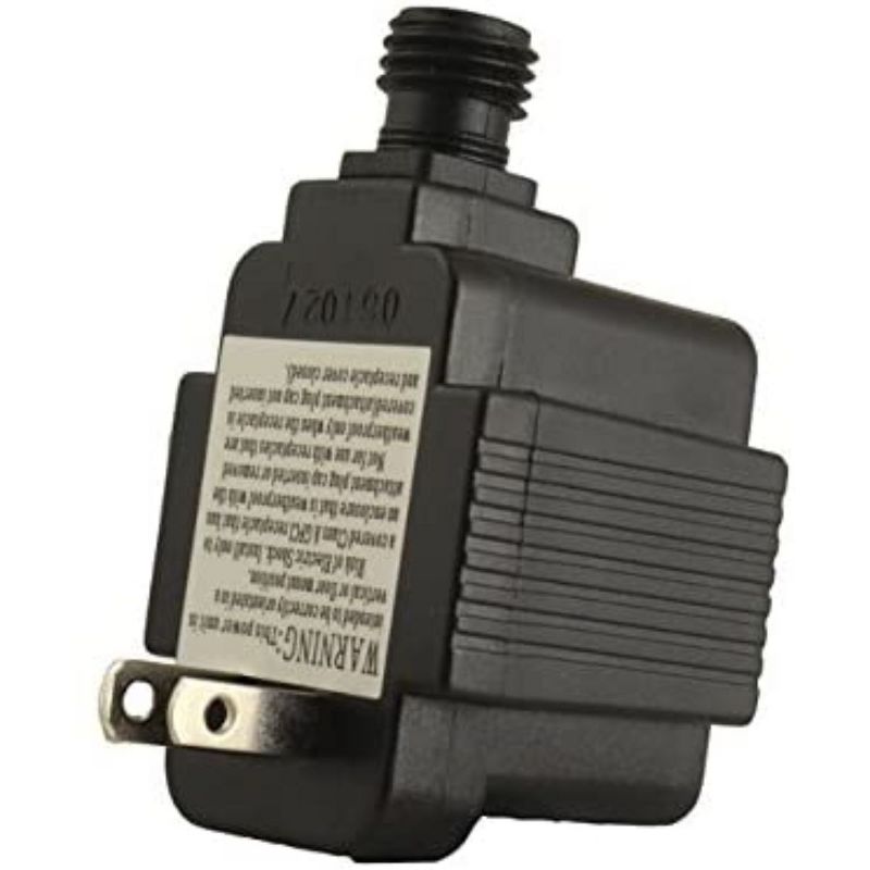 J. Hofert Co UL Adapter for LED Lighted Dripping Icicle Christmas Light Tube Decorations