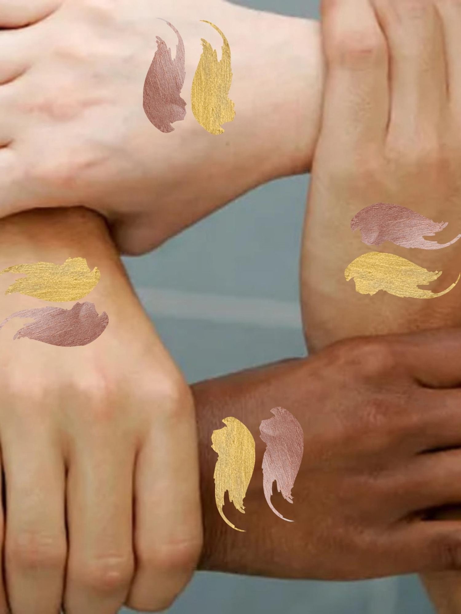 KINDED Mousse Shimmer Highlighter 01 Pink Paradise & 04 Golden Glaze Combo