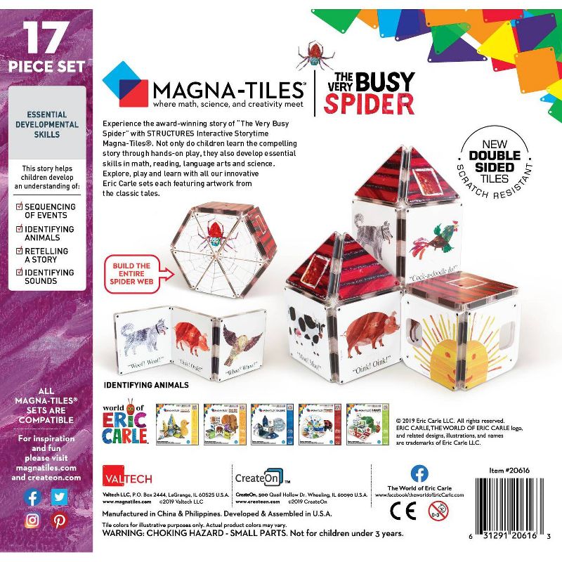Magna-Tiles Eric Carle The Very Busy Spider