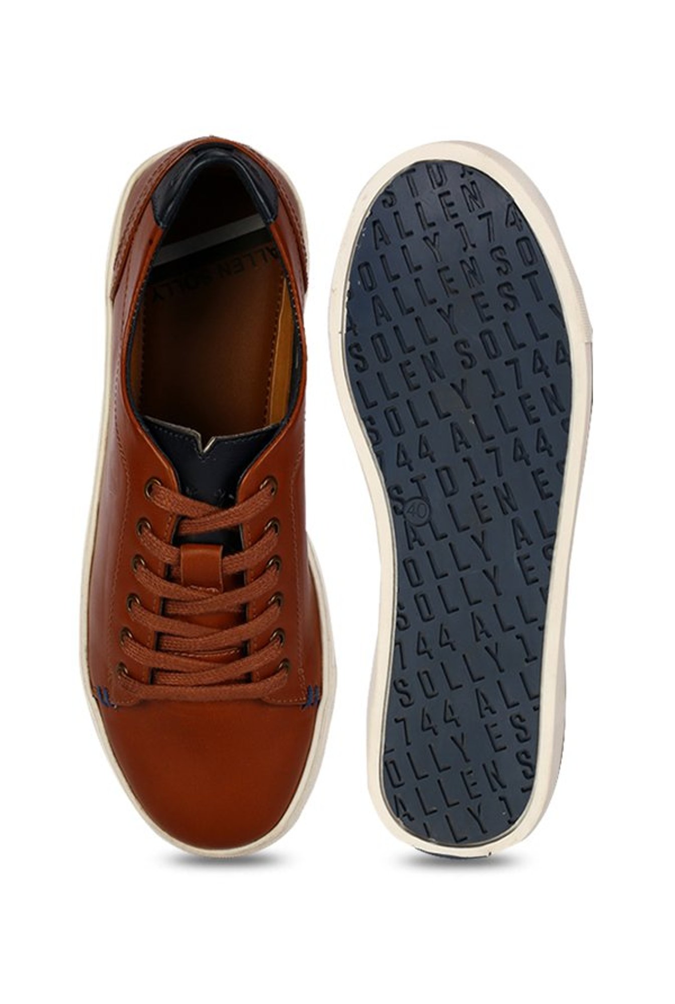 Allen Solly Rust Casual Sneakers