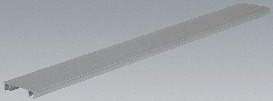 PANDUIT HC1.5LG6 Wire Duct Cover,Hinging,Gray,L 6 Ft