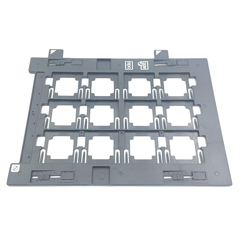 12 Holes 35 mm Slide Holder Negative Photo Scanner Film Strip Holder Slide Holder Compatible with Epson Perfection V700 V750 V800 V850