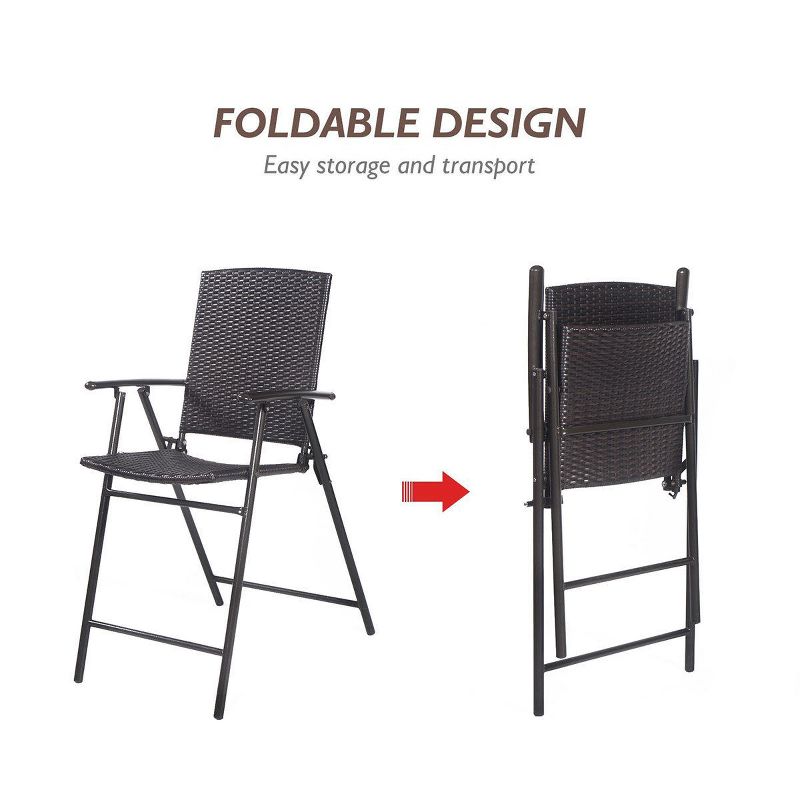 Ladder Barstool Seat Black - Riverstone Furniture Collection