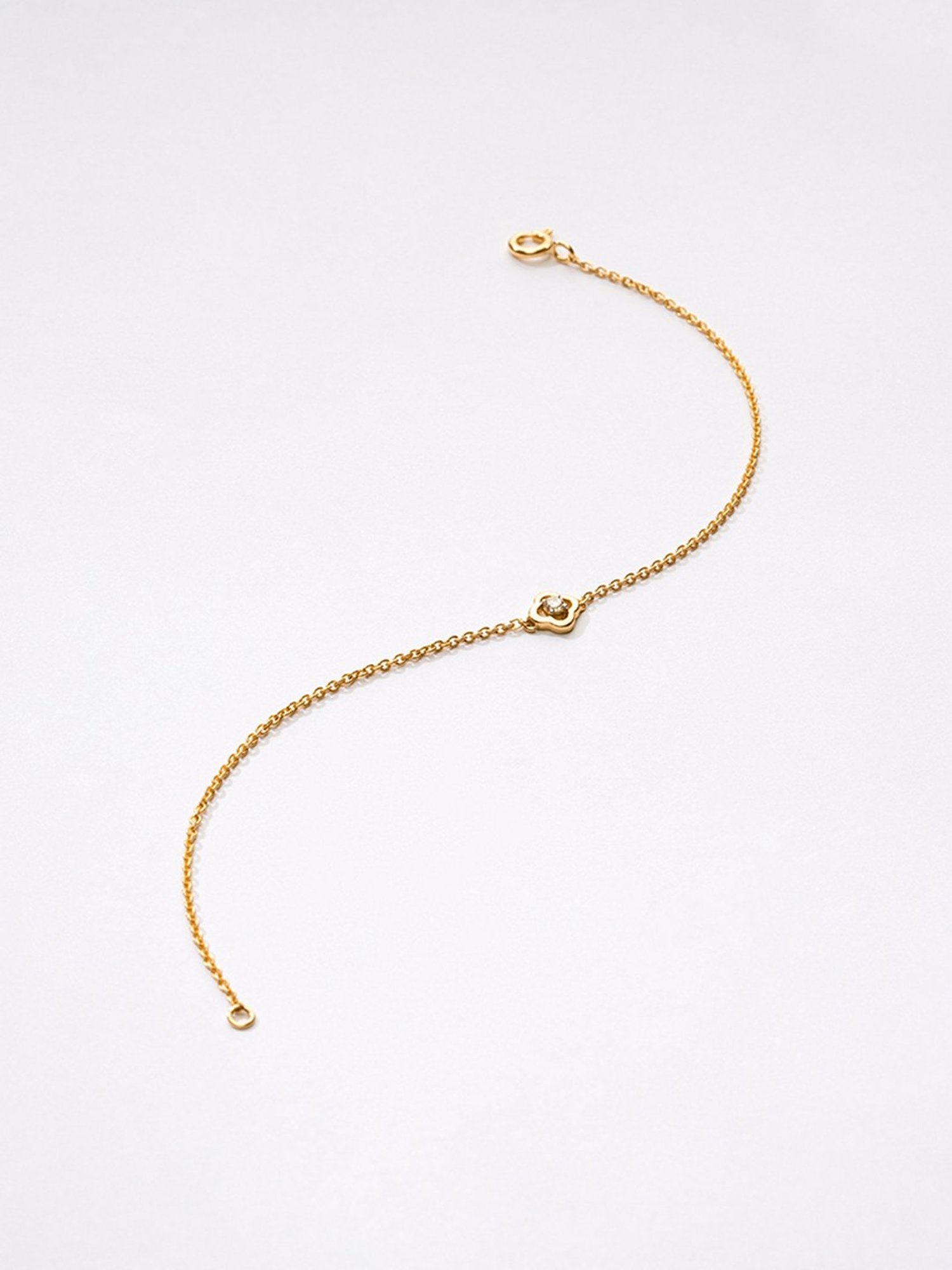 Mia by Tanishq Cupid Charm 14k Gold & Diamond Bracelet for Women