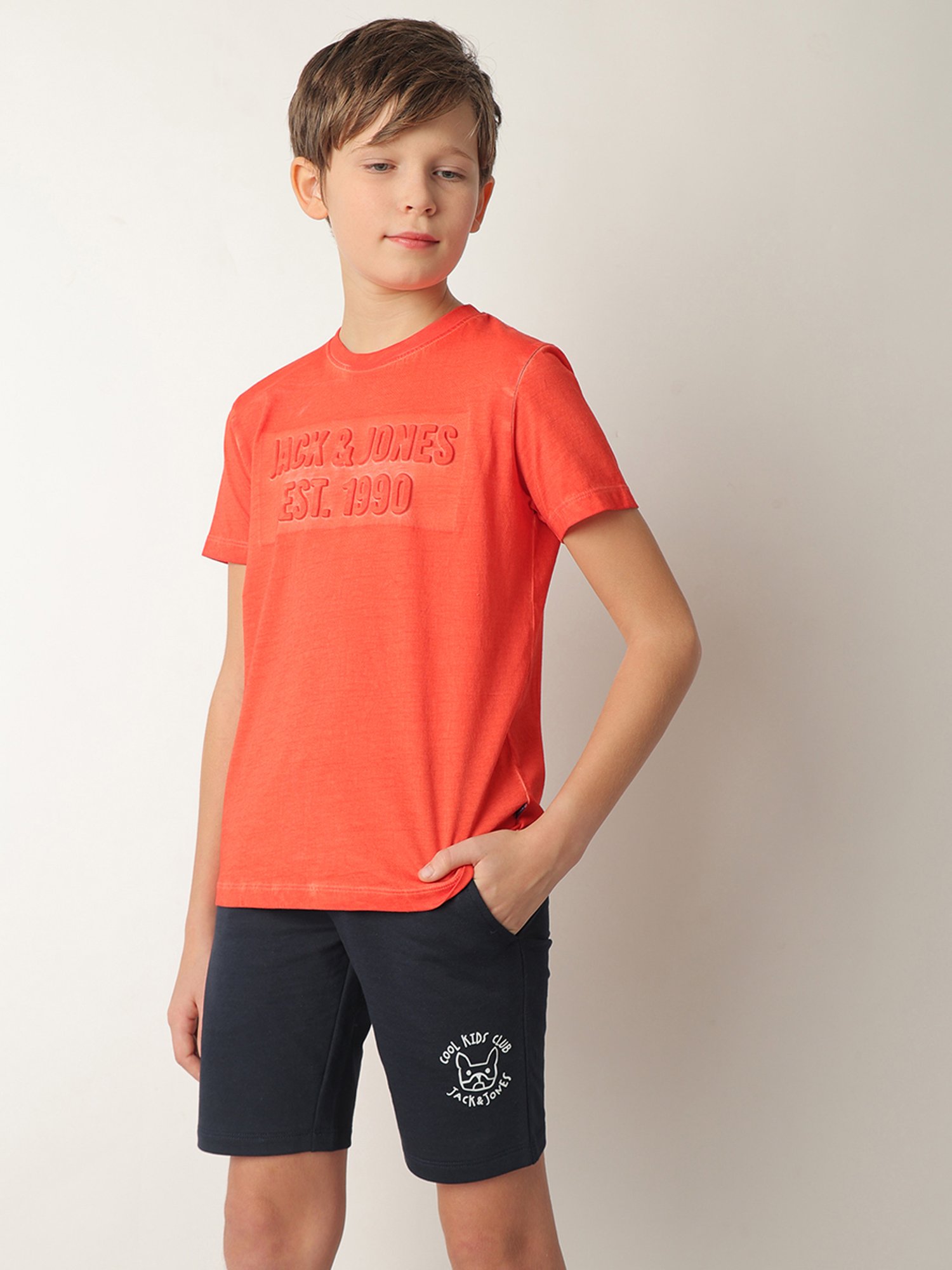 Jack & Jones Junior Red Printed T-Shirt
