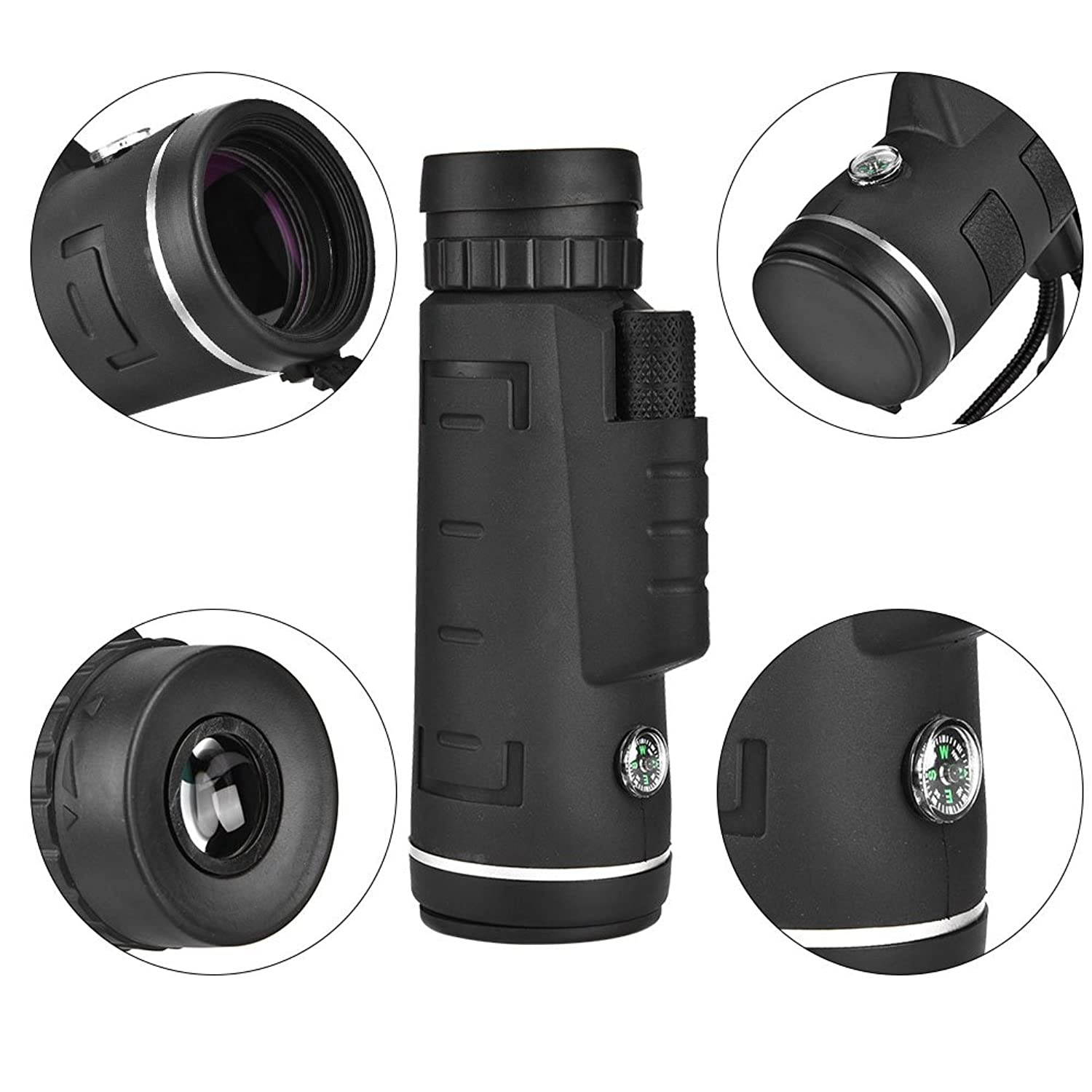 1.25" Ultra Wide Angle Eyepiece Lens 6MM Focal Length 66-Deg Multi-Coated for Telescope (with Smart Holder)