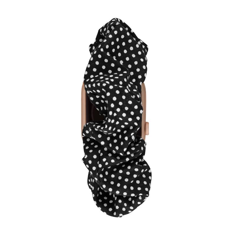 Kate Spade New York Apple Watch Black and White Polka Dot Fabric 38/40mm band