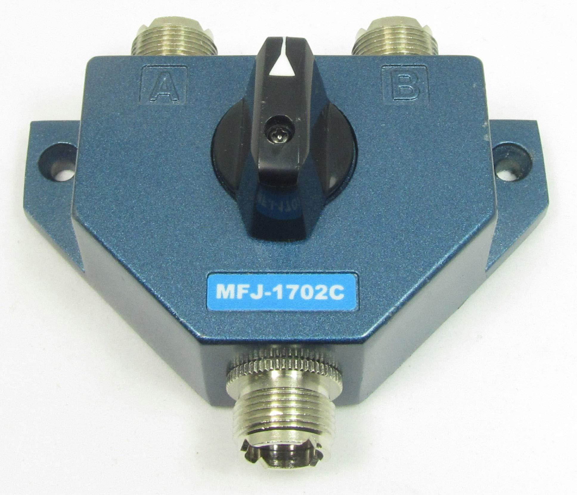 MFJ-1702C Antenna switch, HF/VHF/UHF 2-pos, LP