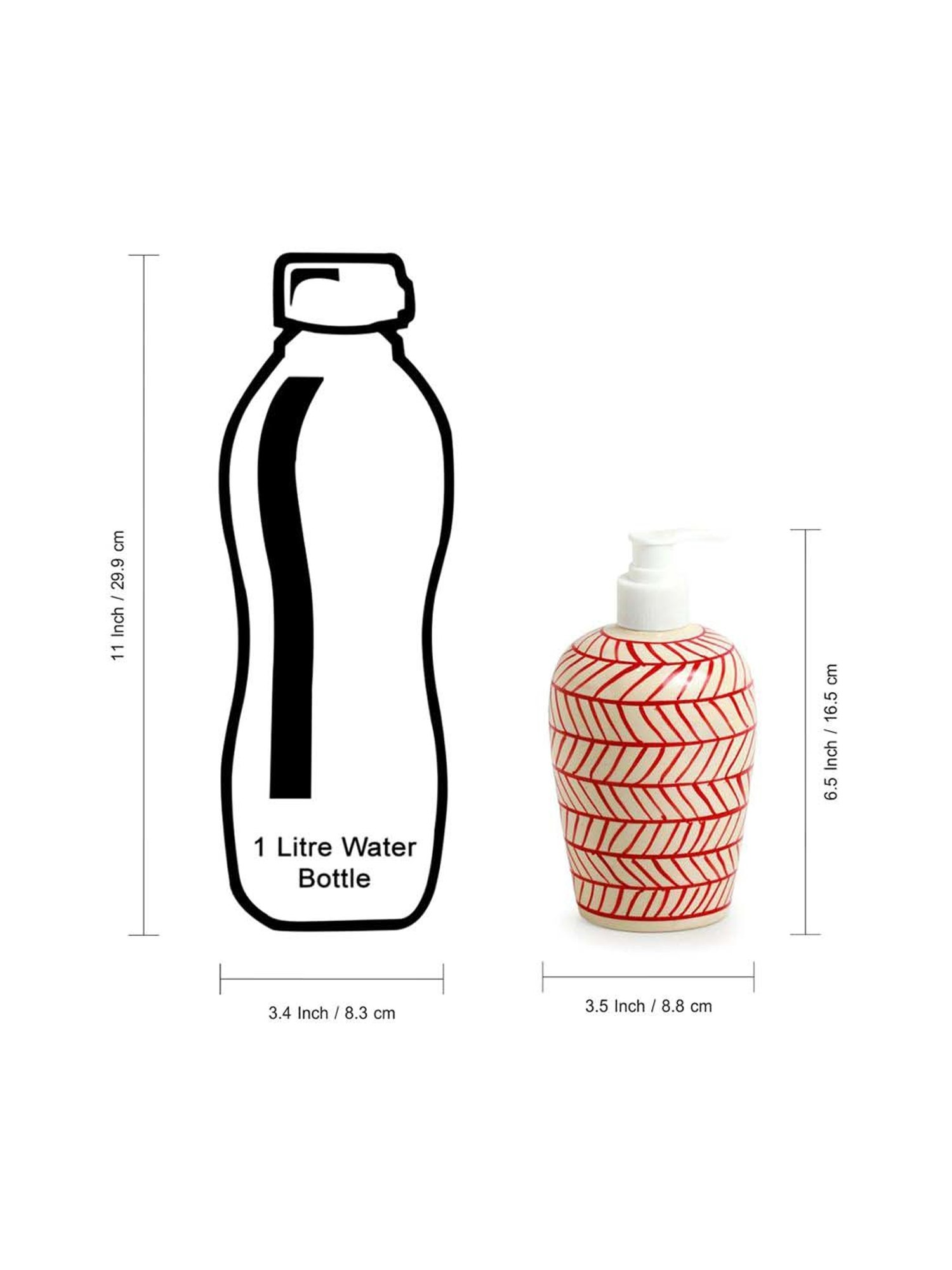 VarEesha Aztec Multicolor Ceramic Bath Accessories - Set of 2