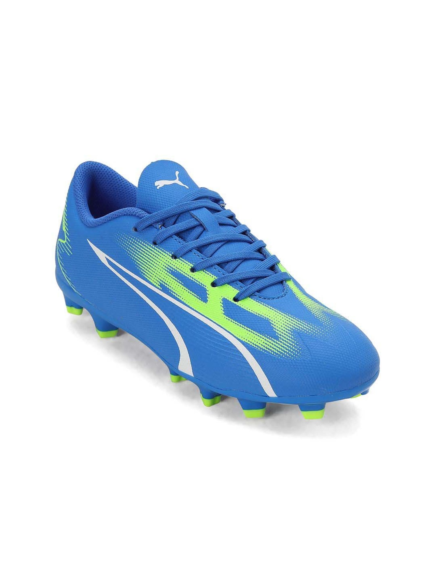 Puma Kids ULTRA PLAY FG/AG Jr Ultra Blue & White Football Shoes