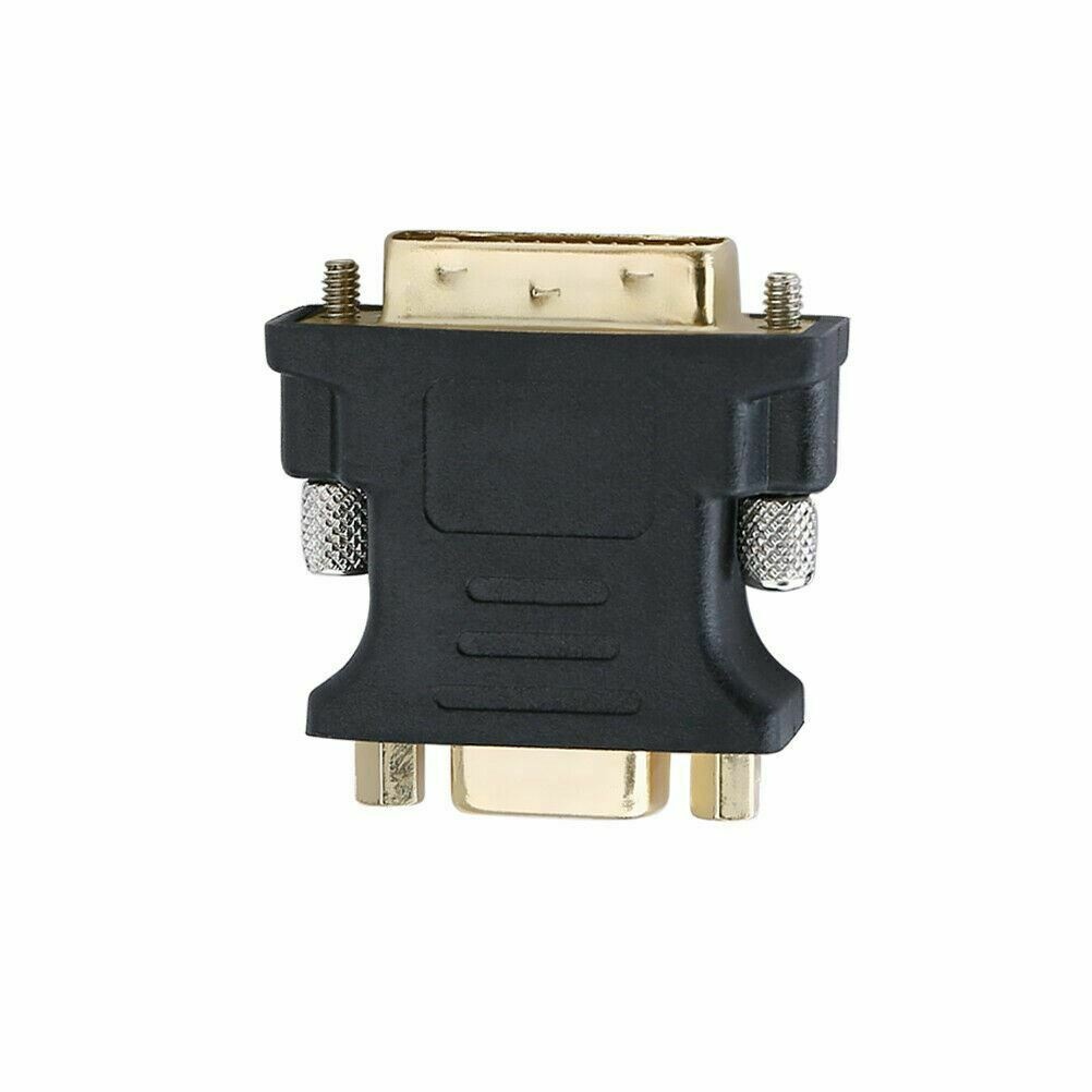 DVI to VGA Adapter DVI-I Male to VGA Female Converter 24+5 Gold Plated Connector