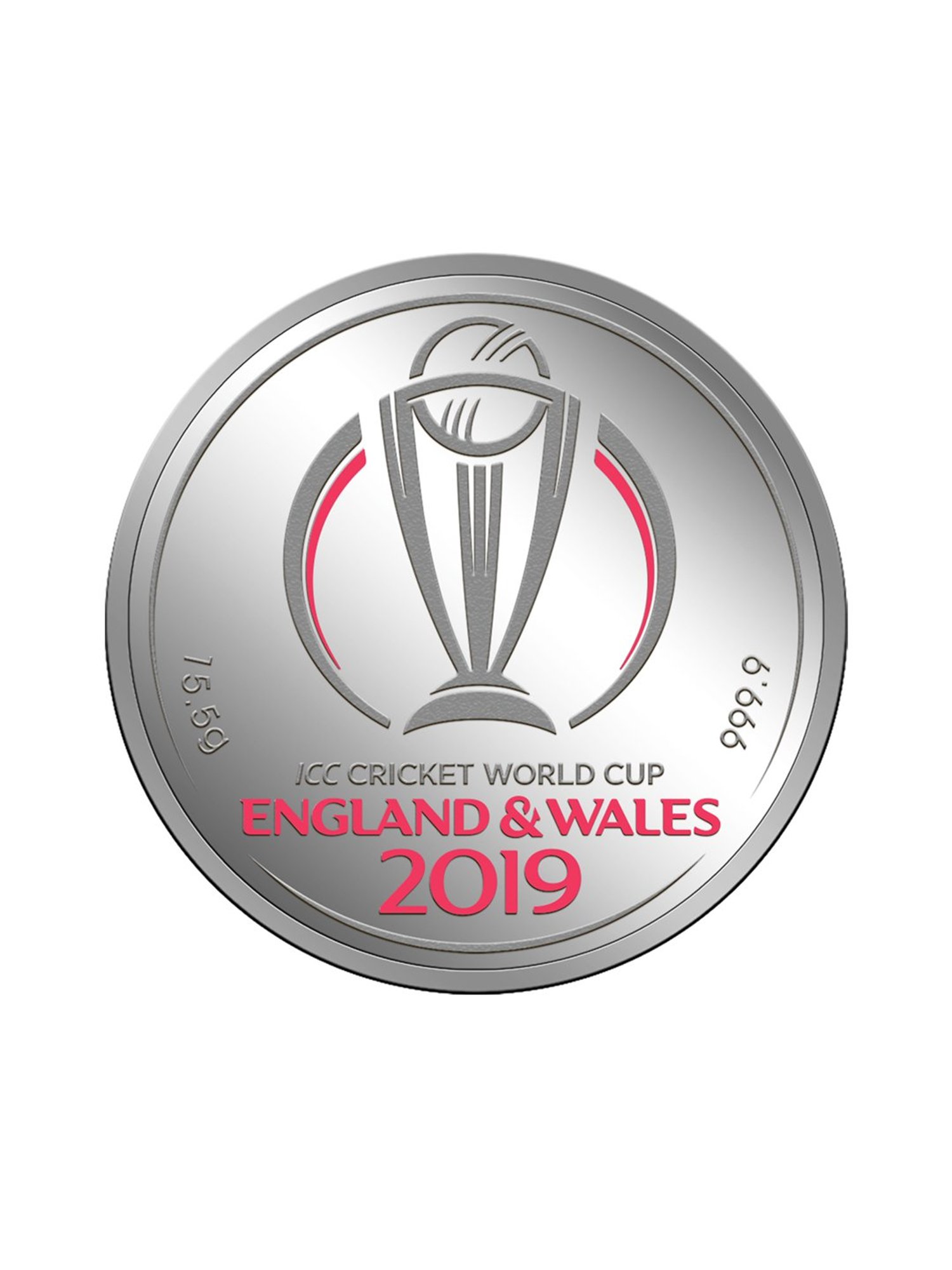 PC Jeweller 24k (999.9) 15.5gm ICC Official World Cup 2019 Team Blue Silver Coin Medal