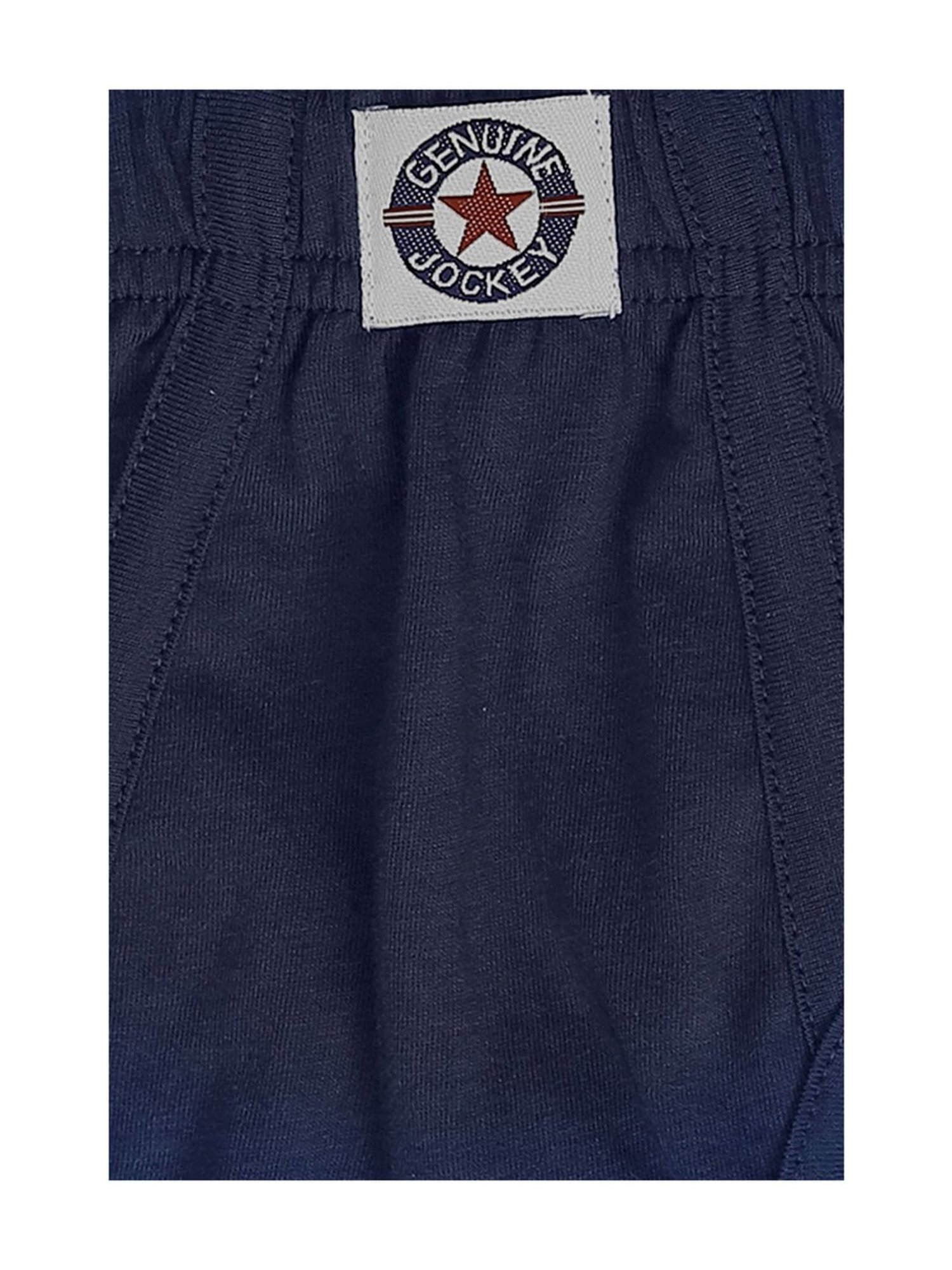 Jockey Boys Navy Solid Brief (Pack Of 2)