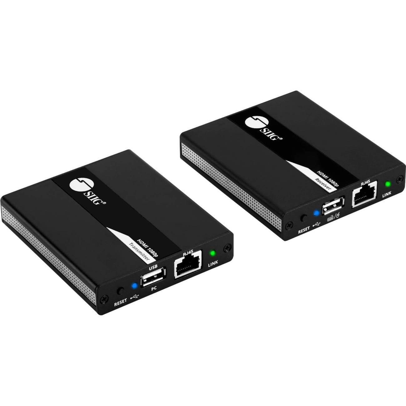 SIIG Full HD HDMI KVM over Cat 6 Extender 60M CEH24G11S1