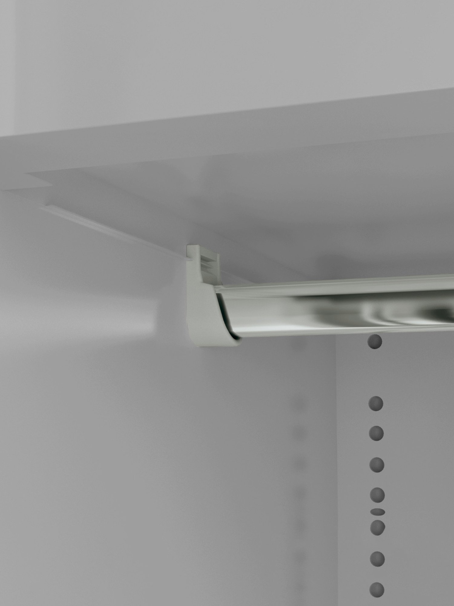 Godrej Interio Slimline 2-Door Steel Almirah, Royal Ivory (1-Year Warranty, 1 Locker, 1 Drawer)