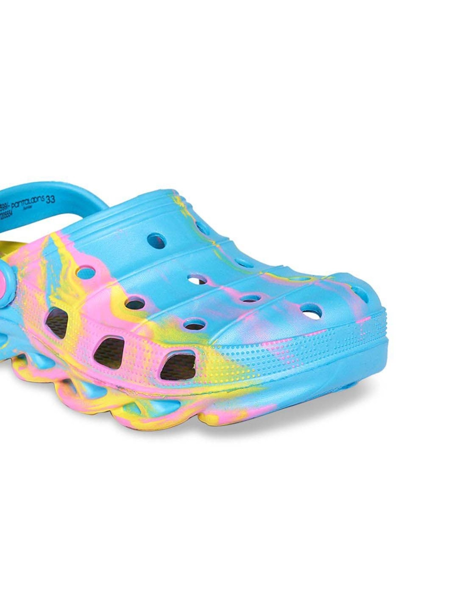 Pantaloons Junior Multicolor Back Strap Clogs