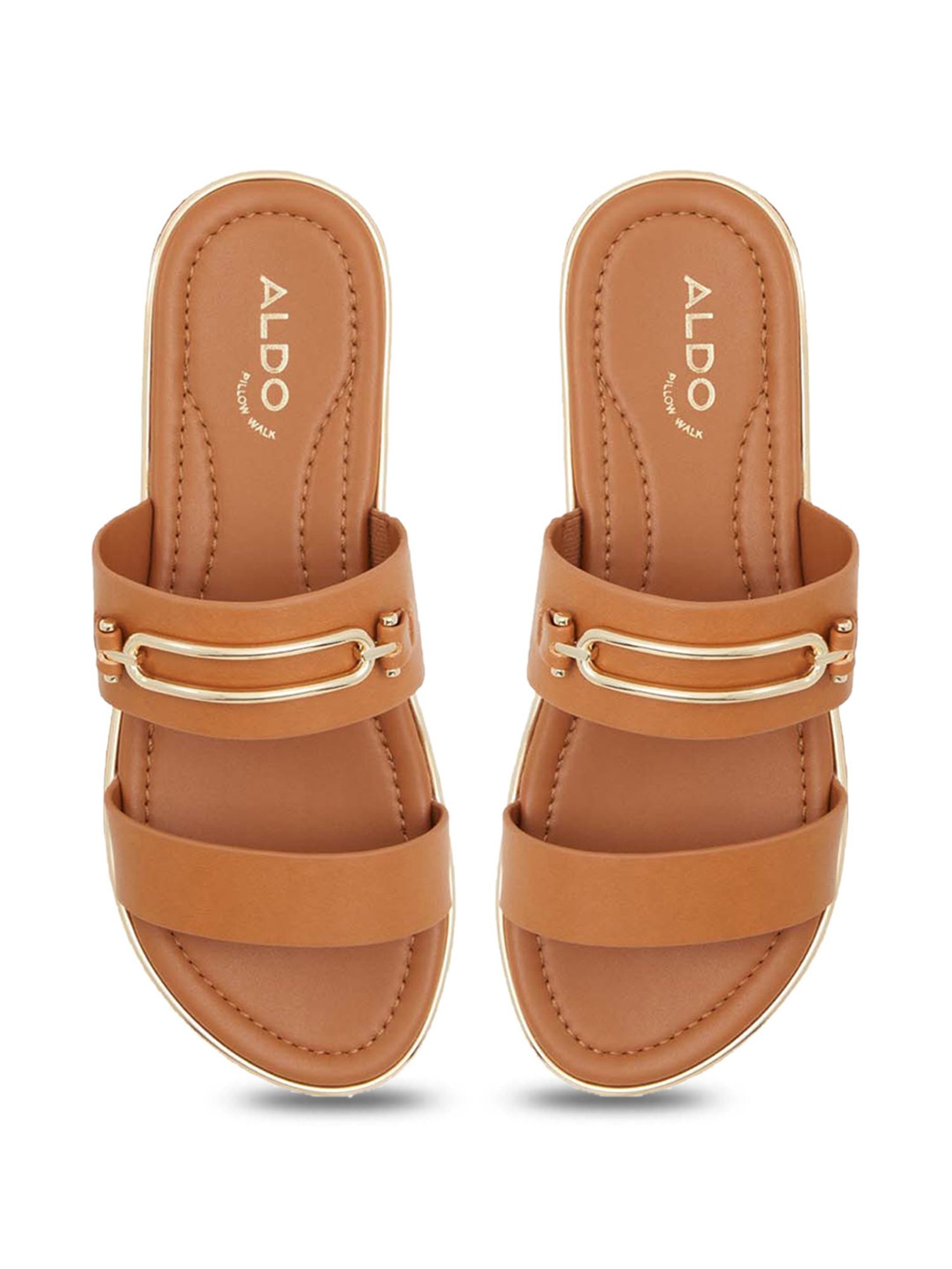 Aldo Women's Lagoon Brown Casual Sandals