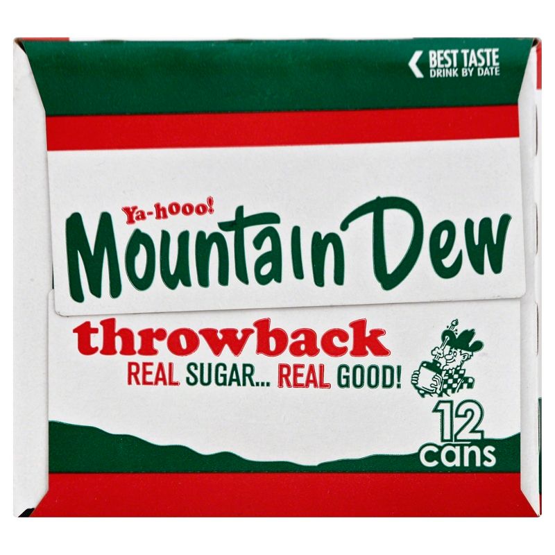 Mountain Dew Throwback Soda - 12pk/12 fl oz Cans