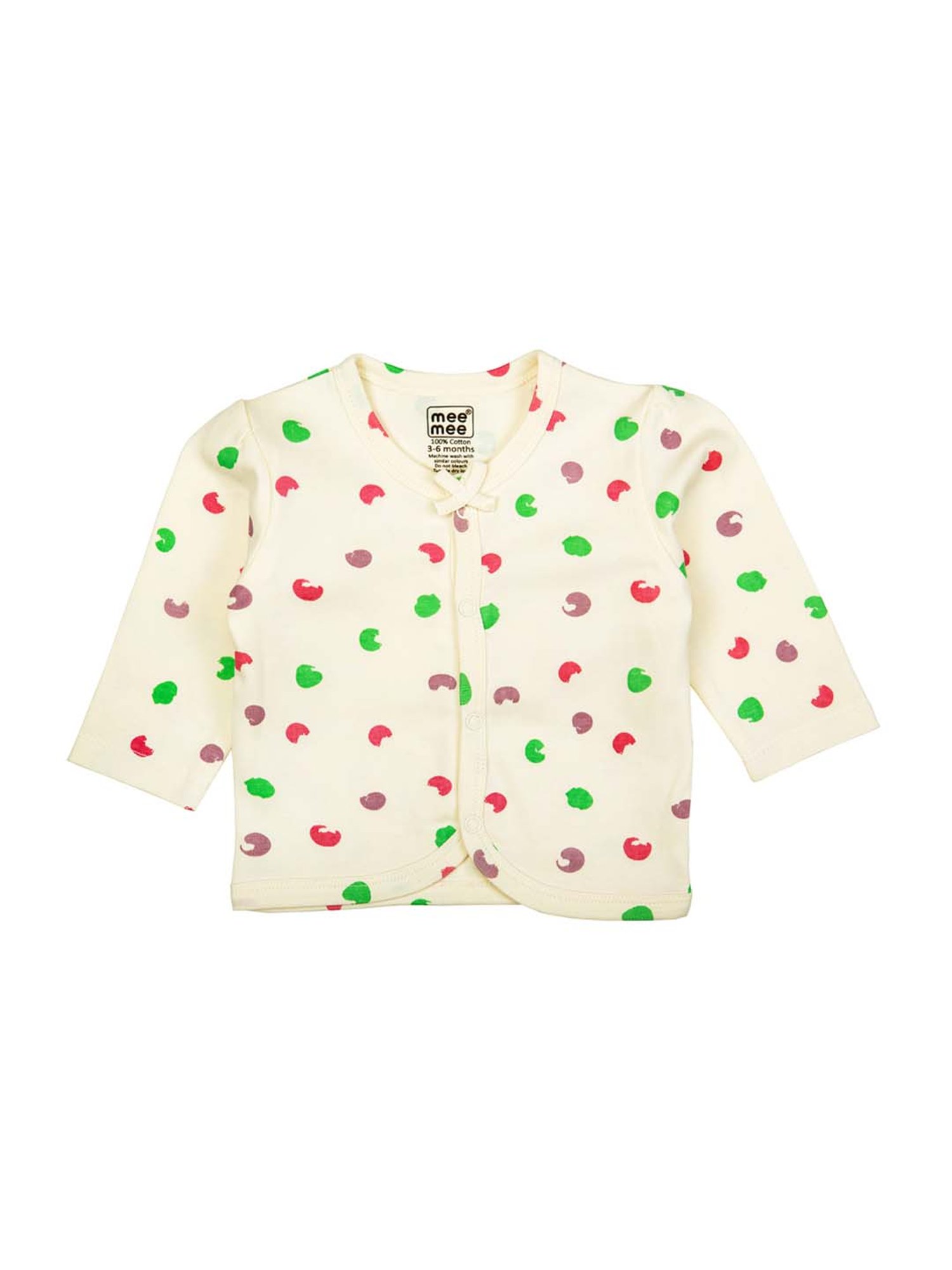 Mee Mee Kids Multicolor Cotton Printed Jablas - Pack of 3