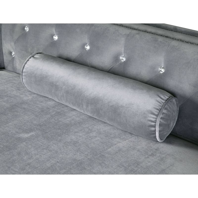 Martella Tufted Sectional Gray - HOMES: Inside + Out