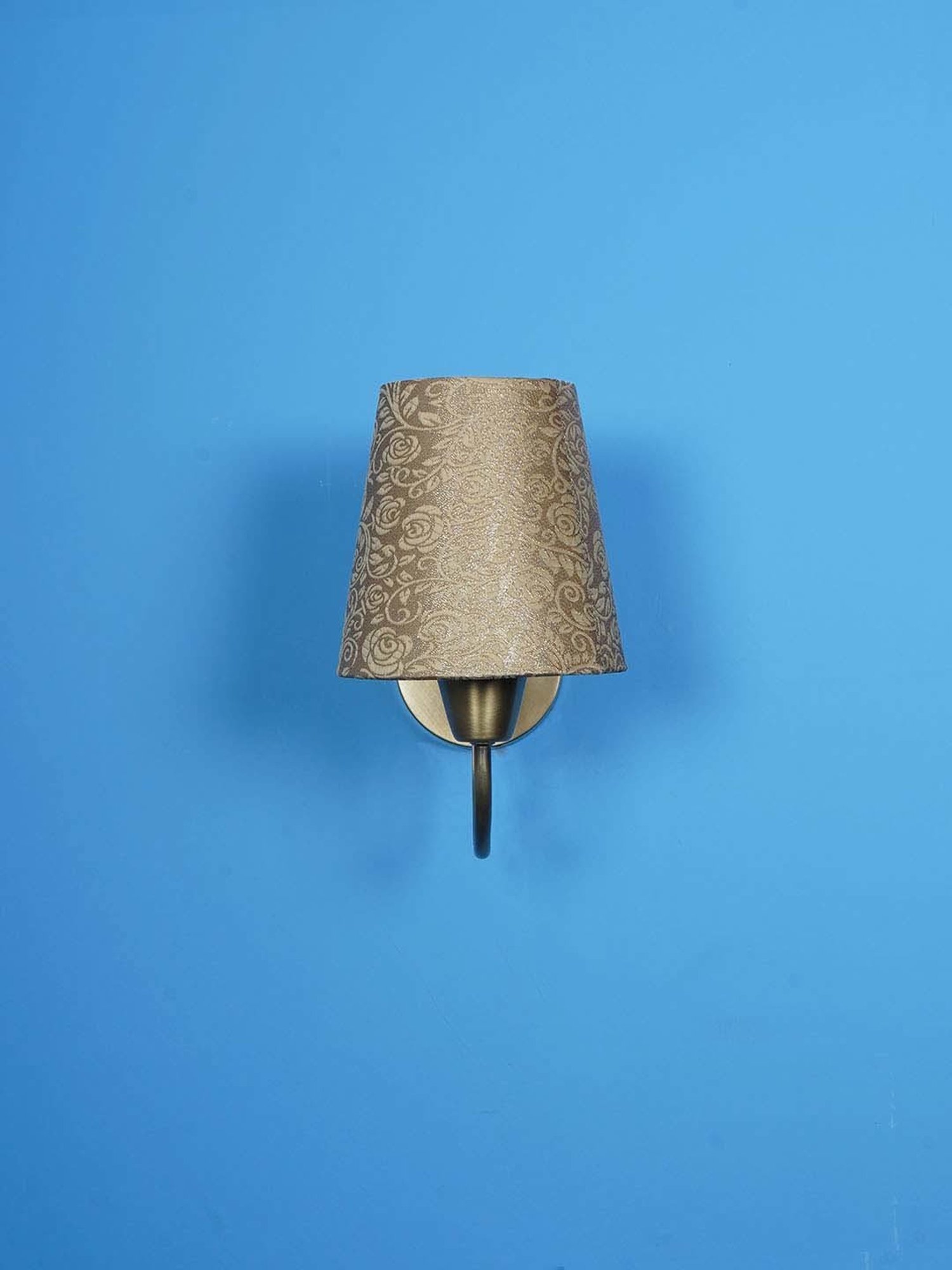 Fos Lighting 'Gooseneck Swivel' Golden Brass Wall Sconce With Pleated Shade - Set of 1