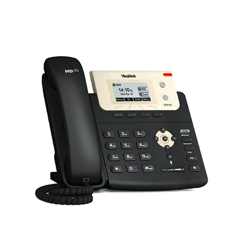 T21P E2 IP Phone 2 Lines 23Inch Graphical Display Dualport 10100 Ethernet 8023af PoE Power Adapter Not Included SIPT21P E2