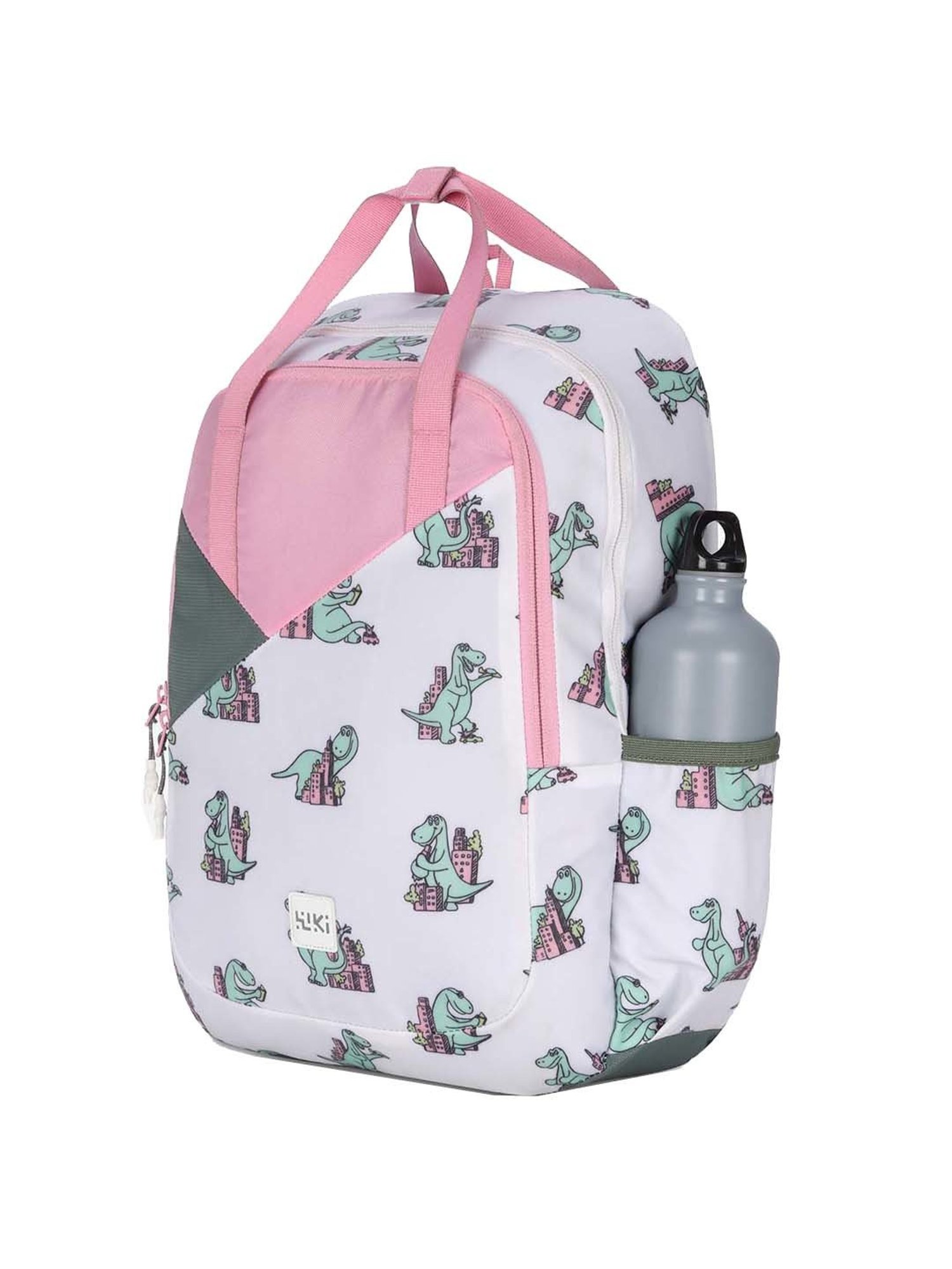 Wiki 20 Ltrs White Medium Convertible Backpack